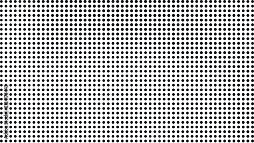Halftone dot pattern vector, black and white pop art background, abstract comic book texture for graphic design