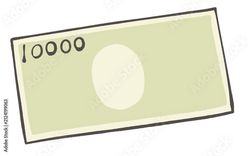 一万円札のイラスト