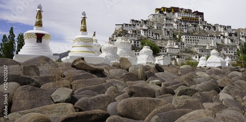 Photography Thiksey monastery in Ladakh, India