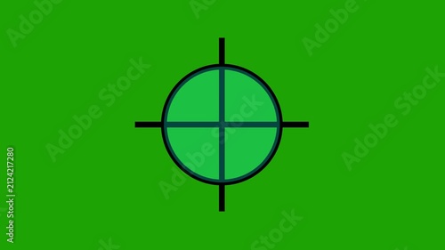Target destination icon set. Aim sniper shoot group, Realistic target and arrow icon, Crosshar round