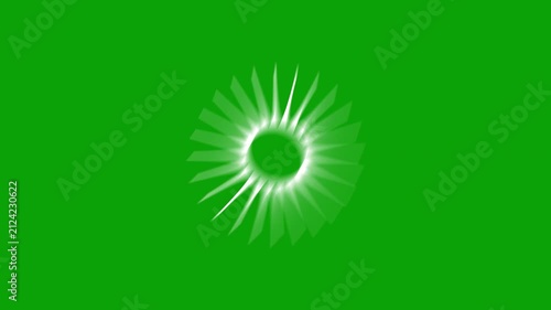 Sun symbol hand-drawn scribble animation, white Pen marker doodle style, Radiating radial lines. Hand-drawn lines or doodles, 4K