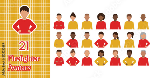 15 Accountant Vector Avatars Set – Professional People Flat Character Icons Collection