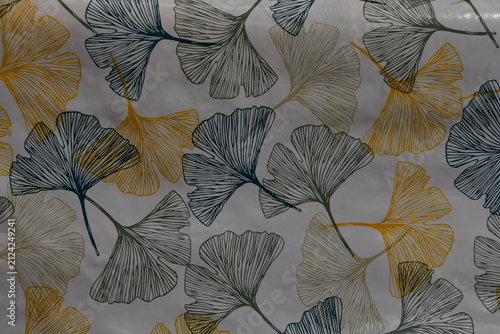 Seamless background with leaves