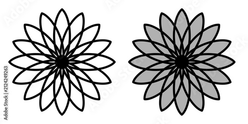 geometric flower SVG