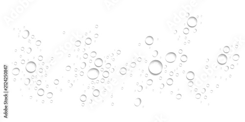 Realistic crystal clear water drops, droplets, dew sprinkle, spritz, water-drop, waterdrops overlay with glossy clarity fresh splash top view liquid water drop texture isolated on transparent PNG
