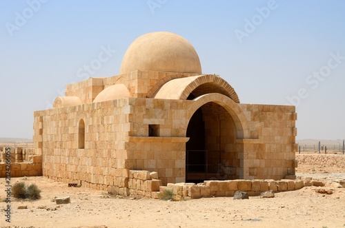 Exterior del Hammam as-Sarah en Hallabat, Jordania, Oriente Medio