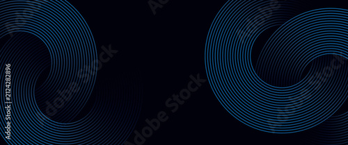 Obraz na plátne PrintAbstract green banner background