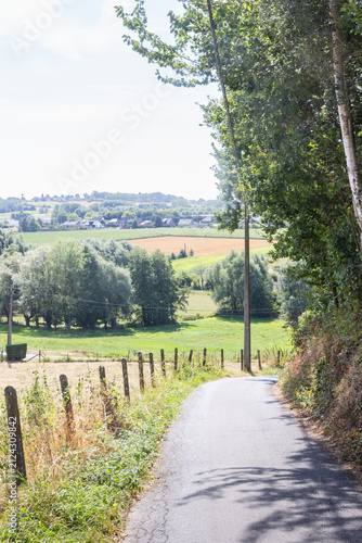 country road in the countryside