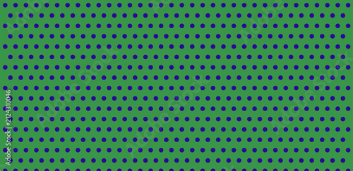 Geometric pixel pattern with green background