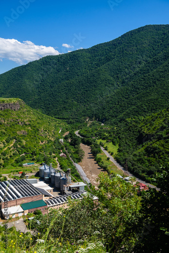 Amazing landscape with huge canyon and Debed river in Armenia