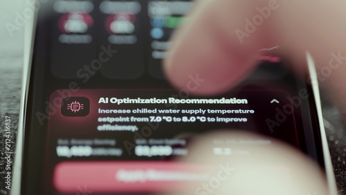 Fotografie ai chilled water temperature optimization recommendation
