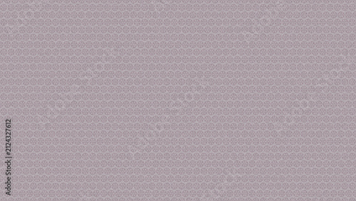 Seamless pattern background of repetitive geometric floral circular ornaments.