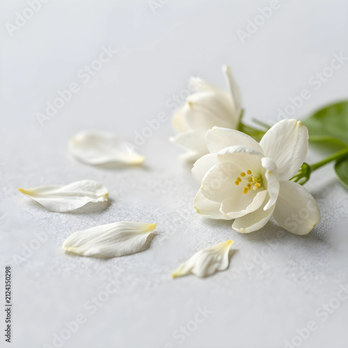 White jasmine flowers with ...