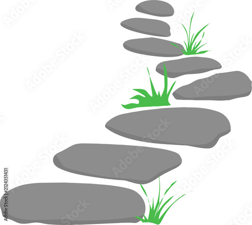 a road paved with stone