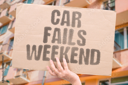 Konstfotografi "Car Fails Weekend" Breakdowns often happen at the worst times