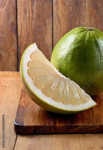 Fresh pomelo fruit, whole a...