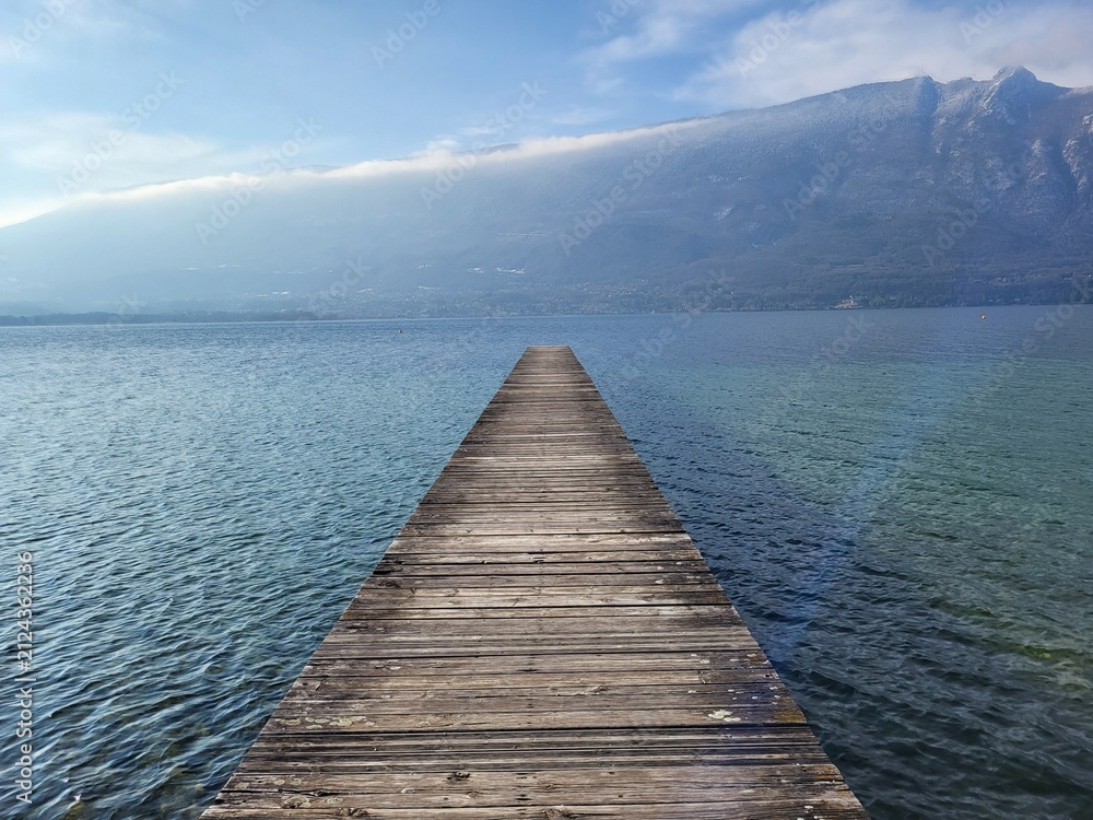 Fototapeta premium Lac du Bourget, Savoie