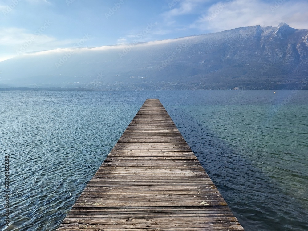 Obraz premium Lac du Bourget, Savoie