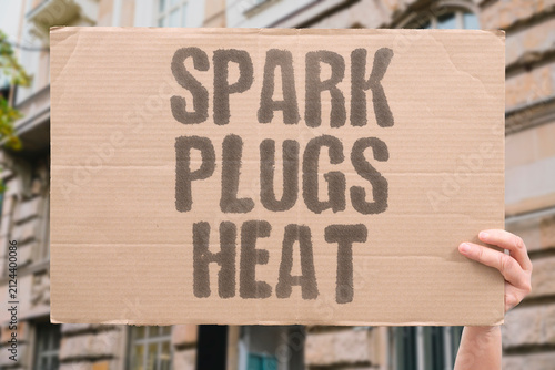 Принти на полотні "Spark Plugs Heat" Ignition components suffer from extreme temperatures