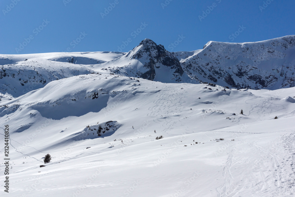 Obraz premium Rila Mountain near The Seven Rila Lakes, Bulgaria