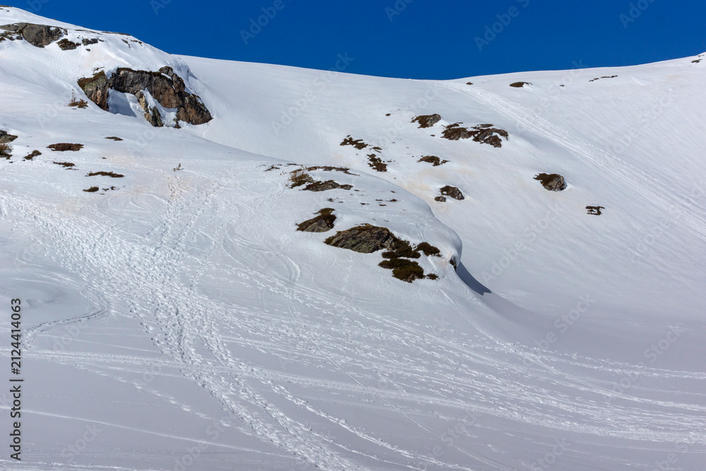 Fototapeta premium Rila Mountain near The Seven Rila Lakes, Bulgaria