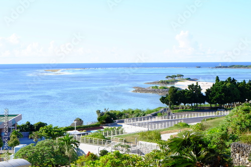 沖縄　美ら海　風景　本部町
