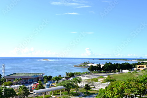 沖縄　美ら海　風景　本部町