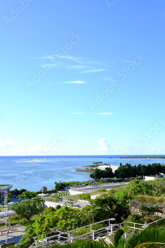 沖縄　美ら海　風景　本部町