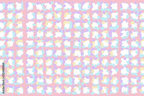Abstract Pastel Blotch Pattern Featuring Soft Gradient Colors for Modern Background Design and Digital Art Projects