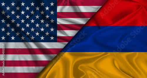 Cuadro en lienzo Diplomatic relations between the United States and Armenia