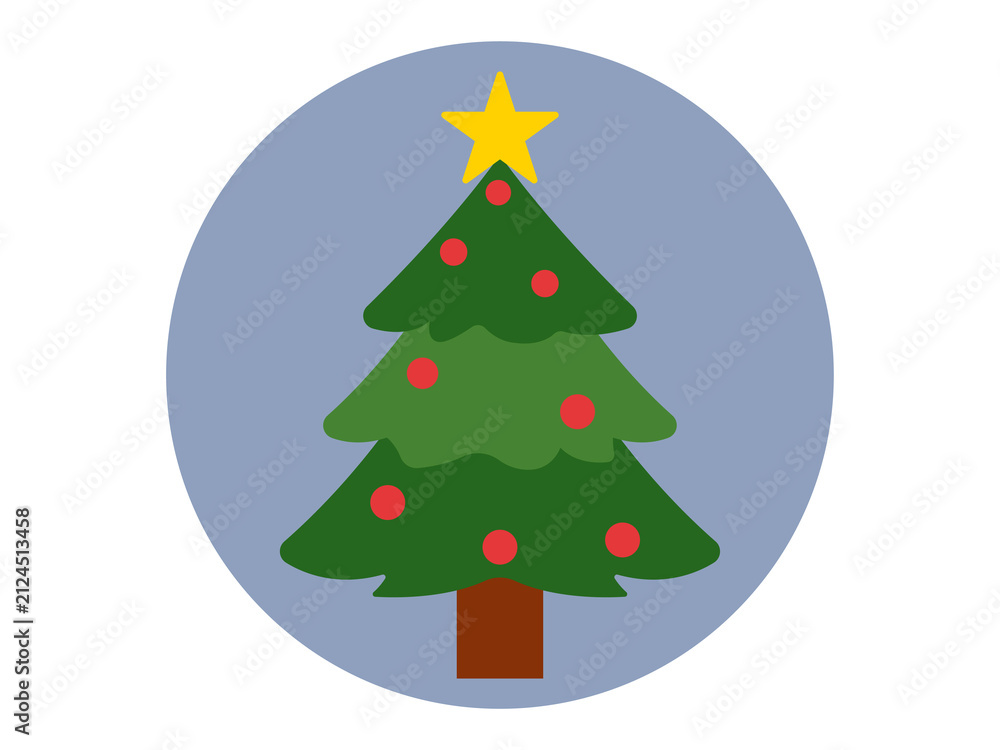 Fototapeta premium Christmast icon. Celebration icon design. Flat vector icon.