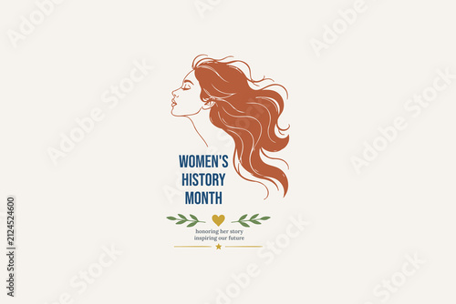 Womens History Month Elegant Female Portrait