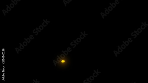 Liquid Glowing Follow Now Text Animation On Alpha