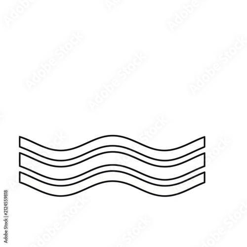 Abstract wavy lines