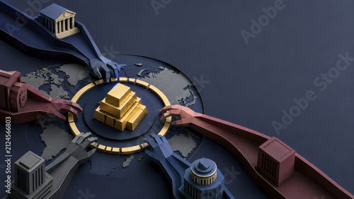 Gold economy central bank finance investment wealth market banking currency reserve global trade economic system policy regulation institution macroeconomic money asset balance security stability