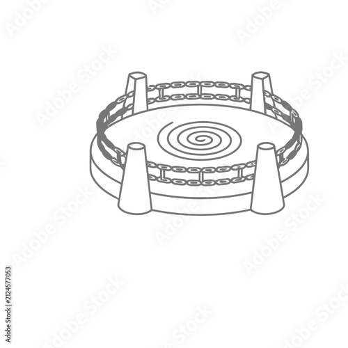 Wrestling Ring Outline