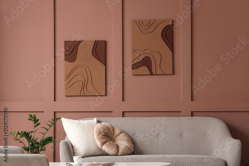 Interior of stylish living ...