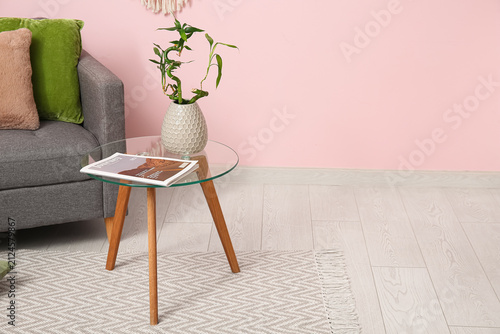 Interior of stylish living ...