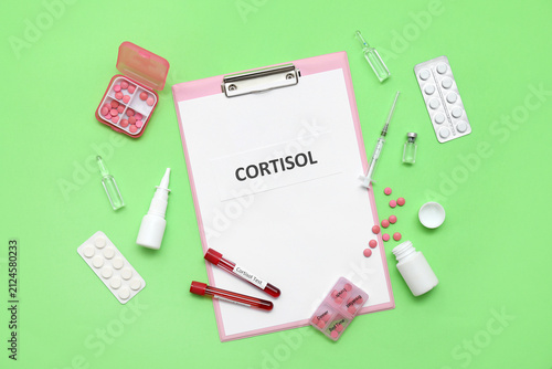 Word CORTISOL with clipboar...