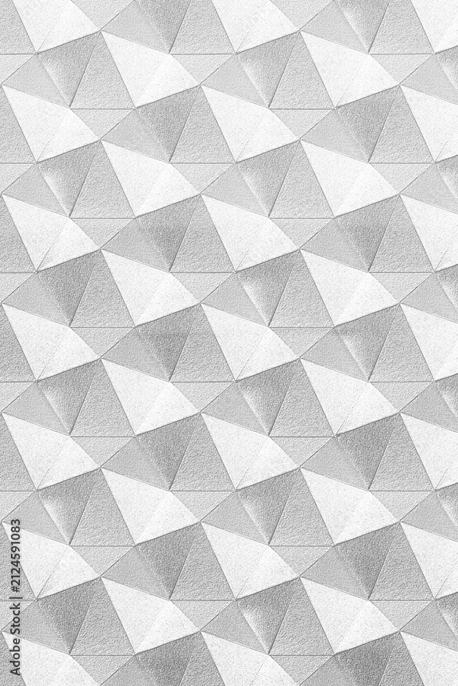 Obraz premium 3D gray paper craft heptagonal patterned background design element