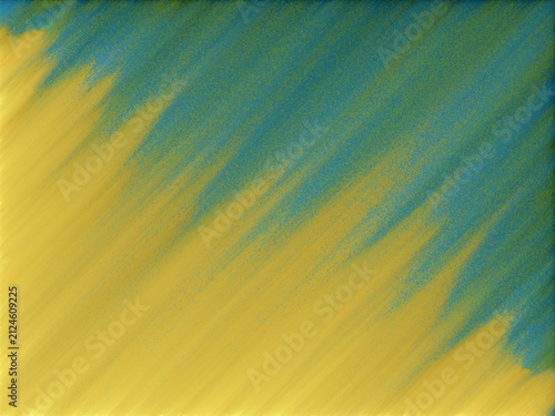 Canvastavla Bold yellow and teal streaks sweep diagonally across the frame