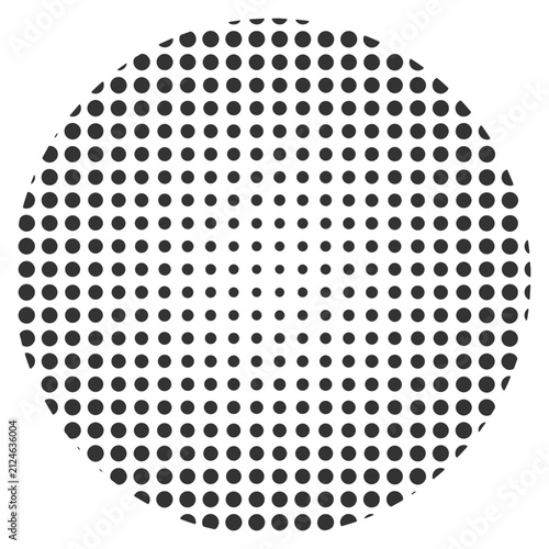 Abstract Halftone Design Elements