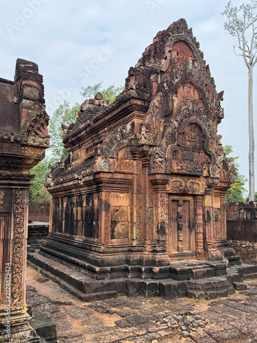 Banteay Srei Temple, the Northern Scripture Hall, World Heritage Site, January 2026