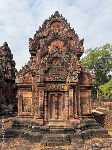 Banteay Srei Temple, the Northern Scripture Hall, World Heritage Site, January 2026
