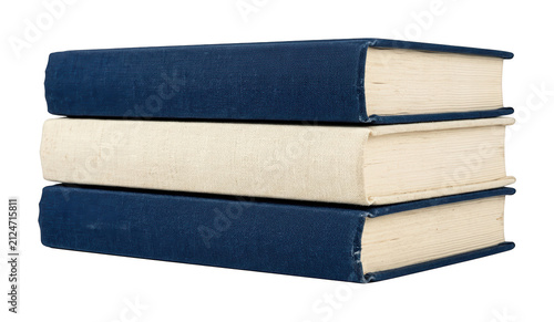 Fotografie Stacked book png three book png old book cutout vintage book cutout cloth book p