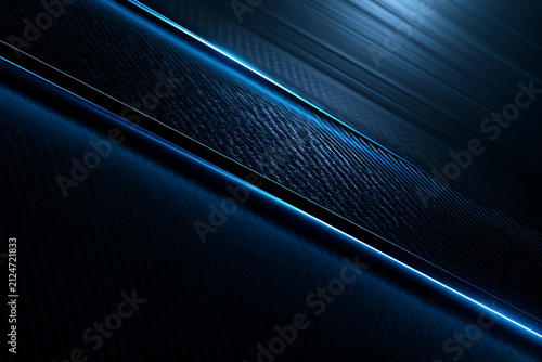 Modern blue technology background for business presentation