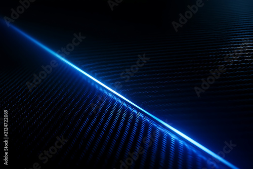 Futuristic fintech background with glowing blue digital network