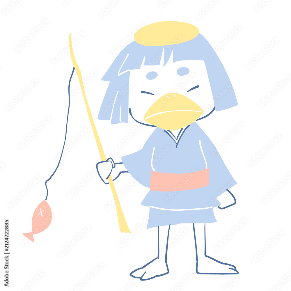 Fototapeta premium 河童のイラスト
