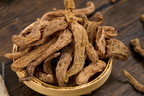 Obraz na plátně Dried Gastrodia elata (Chinese medicinal herb)