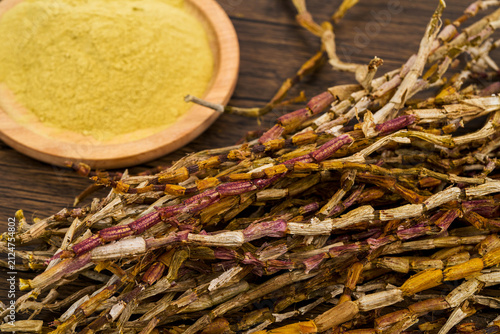Foto Dendrobium officinale, a Chinese medicinal herb